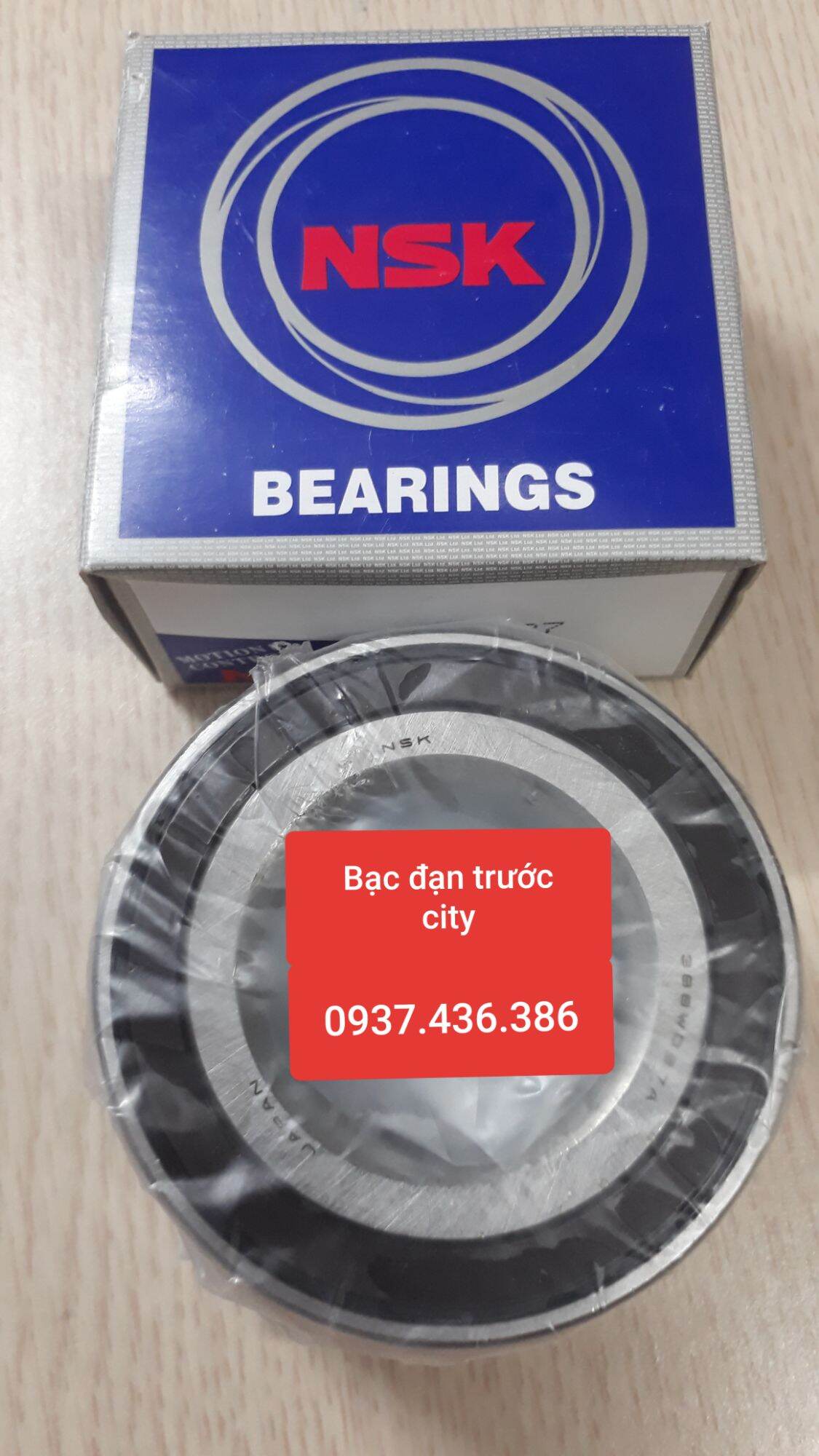(Hàng NSK Nhật) Bạc đạn trước/bi may ơ honda city 2014-2019