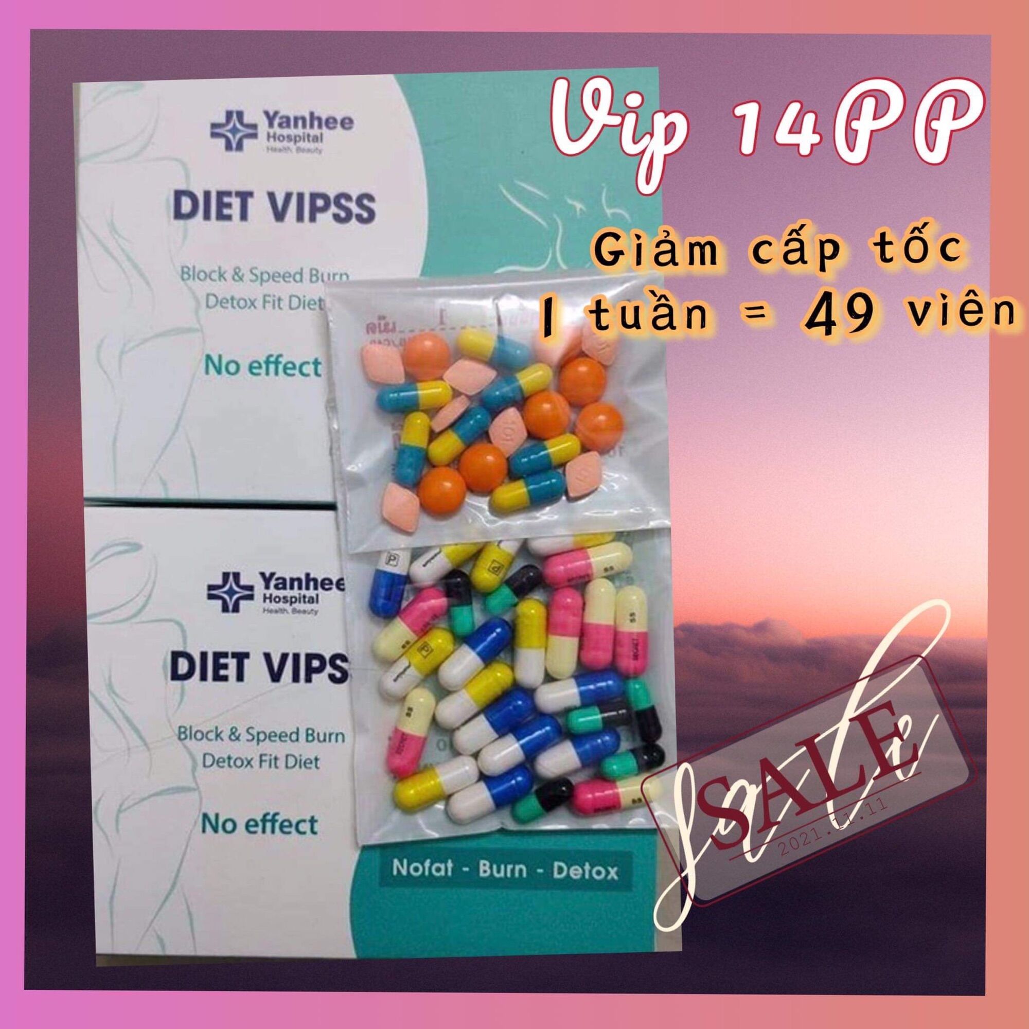 Giảm cân vip 14pp -lt 1 tuần giảm cấp tốc