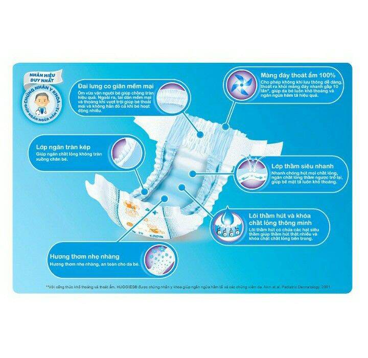 Tã dán Huggies S56 miếng size S dành cho trẻ (4-8kg).
