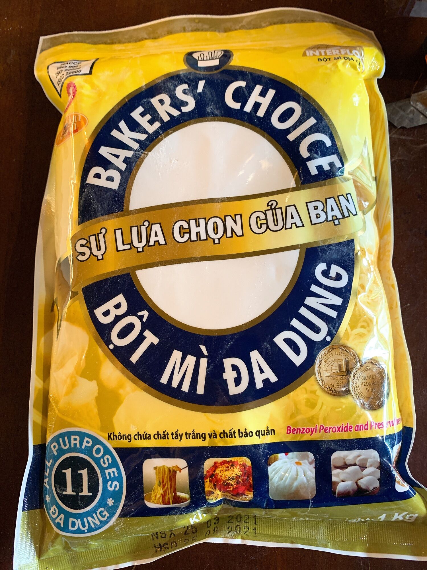Bột mì đa dụng bakers'choice số 11 - 1 kg