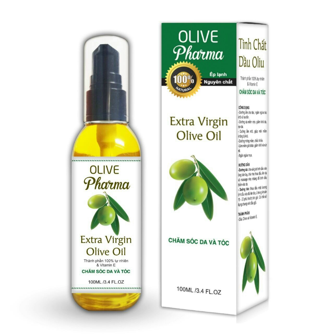 TINH DẦU OLIVE PHARMA - 100ML
Category:
Tinh dầu