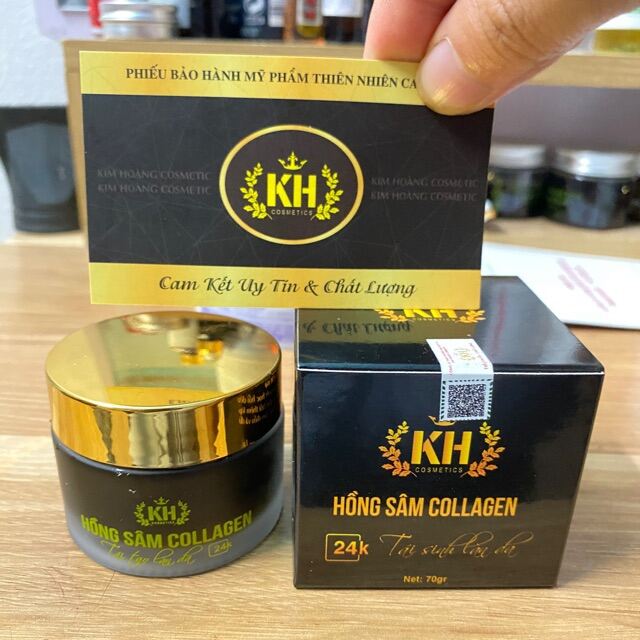 Mặt nạ hồng sâm 24k kim hoàng