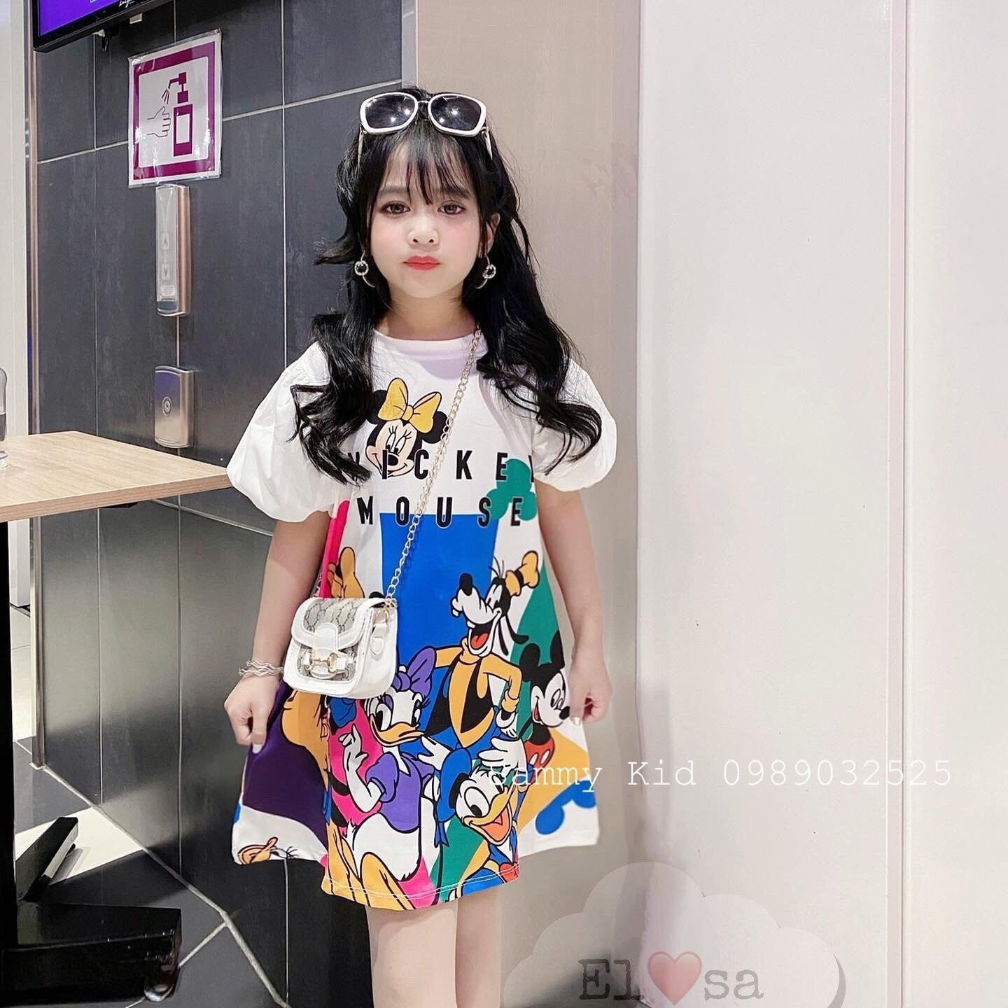 Đầm bé gái siêu mát ,nhẹ 15kg tới 35kg