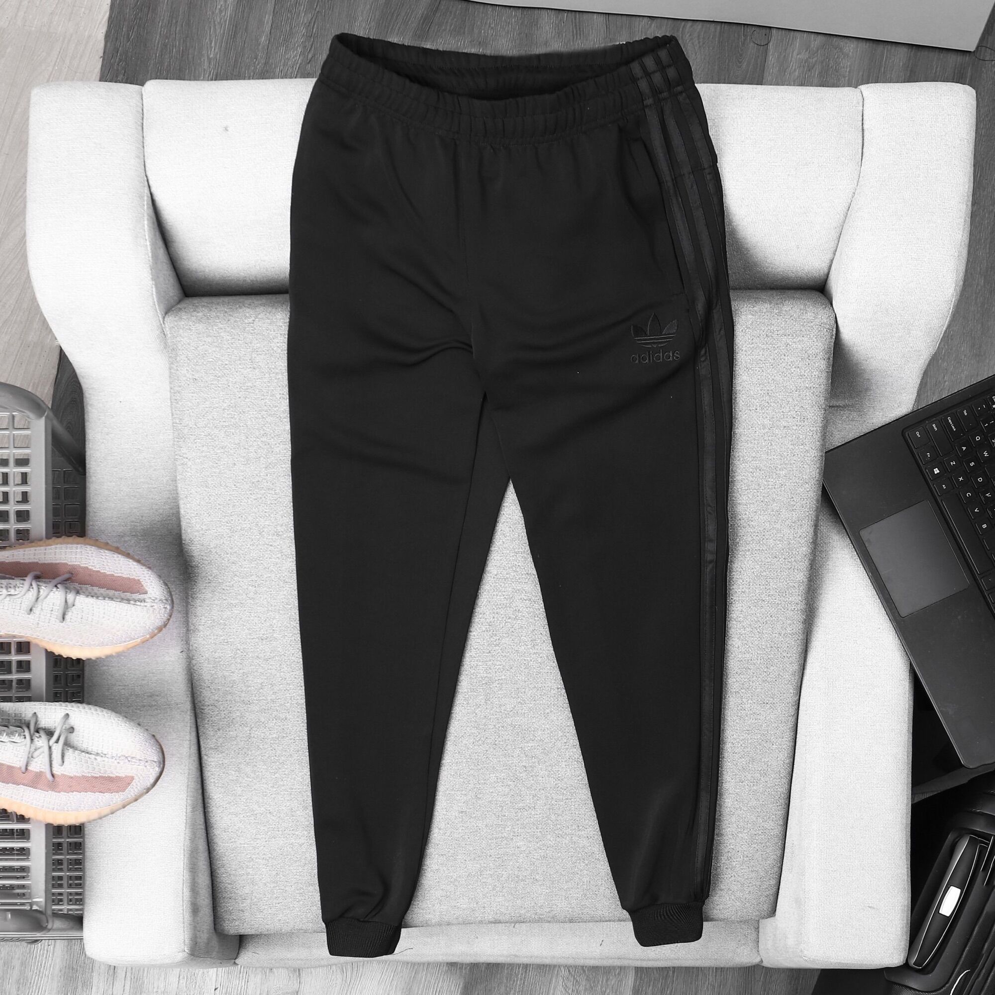 Quần Jogger Adidass poly 2 da xịn full tem tag chuẩn hãng