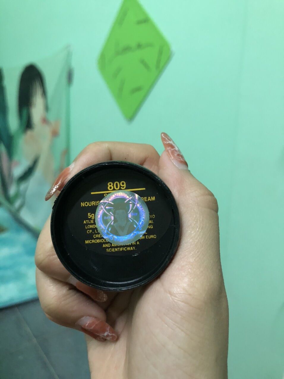 [HCM]Lẻ hũ 5g kem bông hồng đen sheena