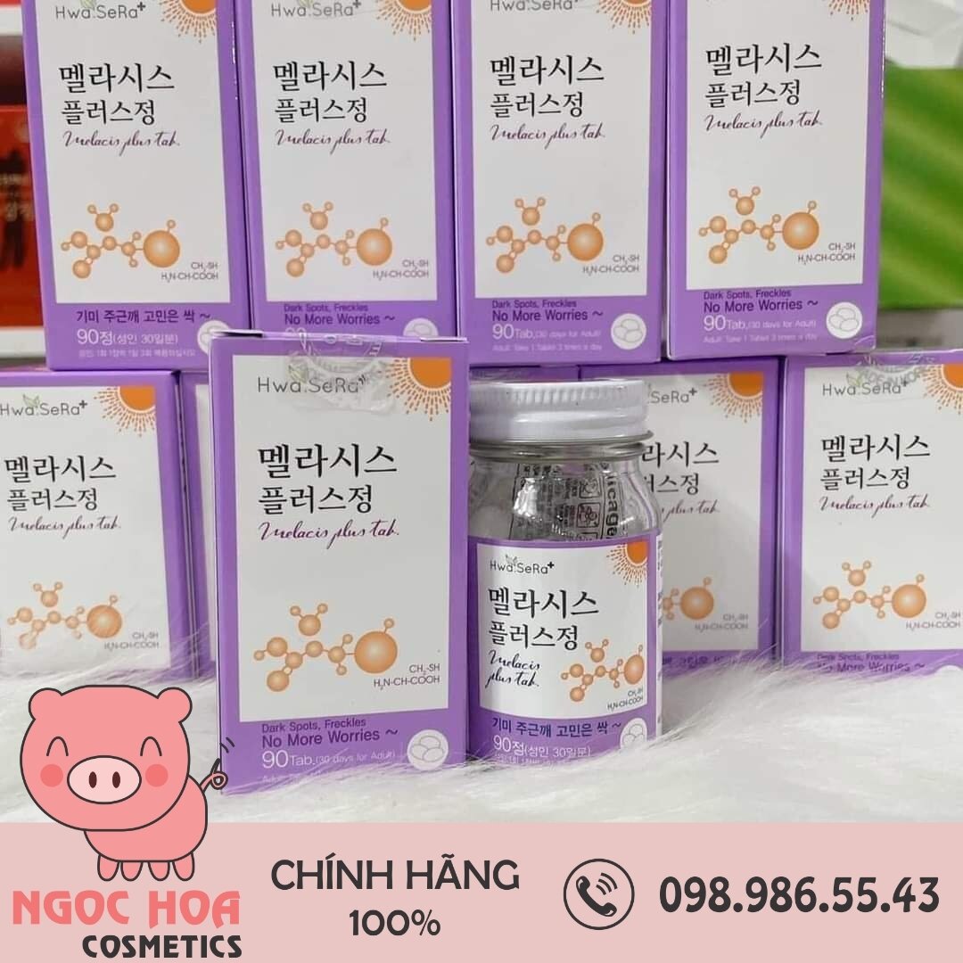 Viên uống trắng da mờ nám hwa sera hàn quốc