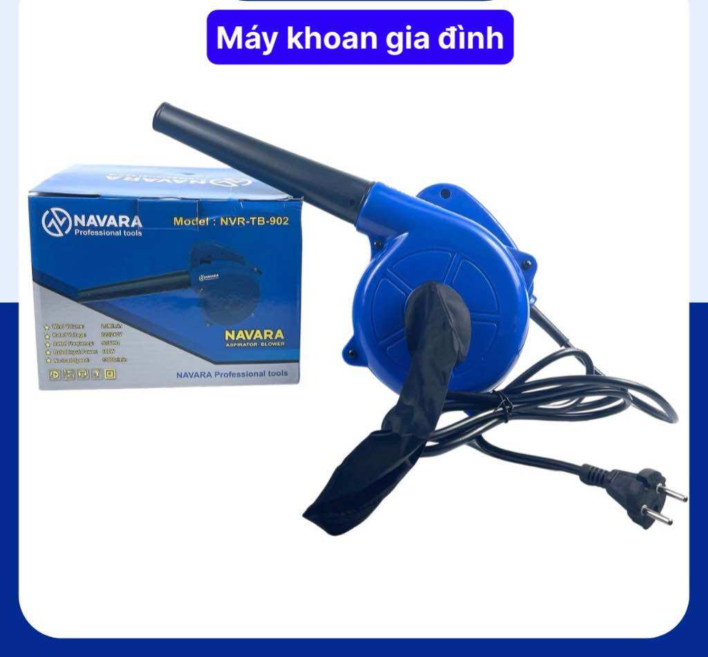 Máy thổi hút bụi cầm tay navara 902 680w, máy thổi bụi 2 chức năng