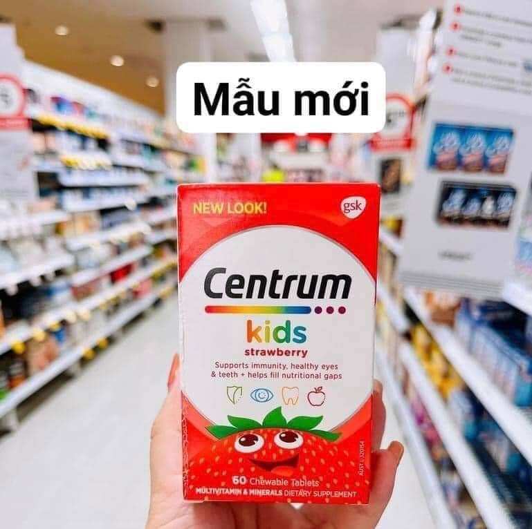 Mẫu mới 🥰Viên Centrum Kid . Cung cấp đầy đủ Vitamin cho bé