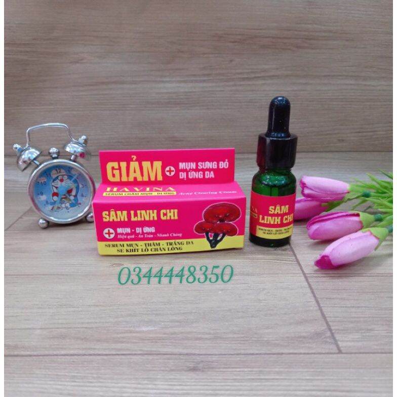 Serum chấm mụn siêu tốc Sâm Linh Chi 10ml