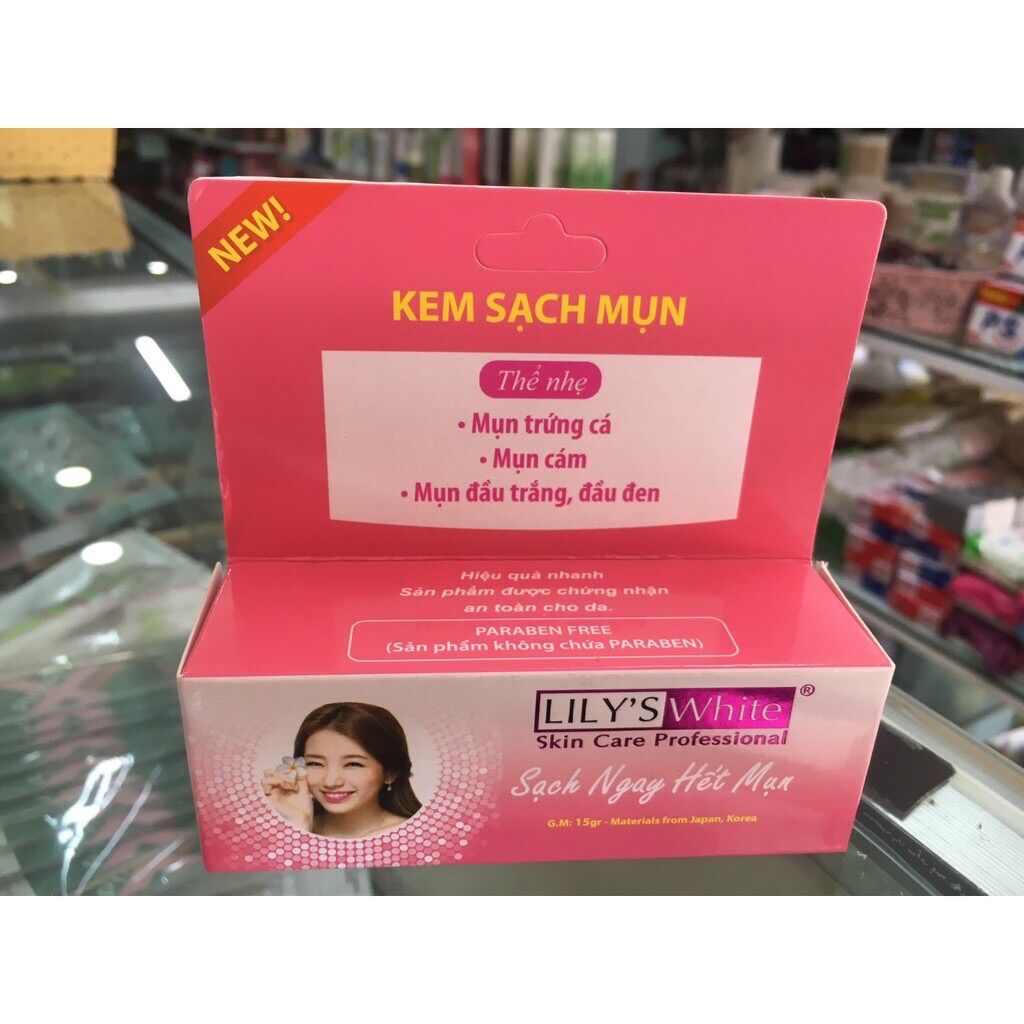 [HCM]Kem sạch mụn Lilys White thể nhẹ