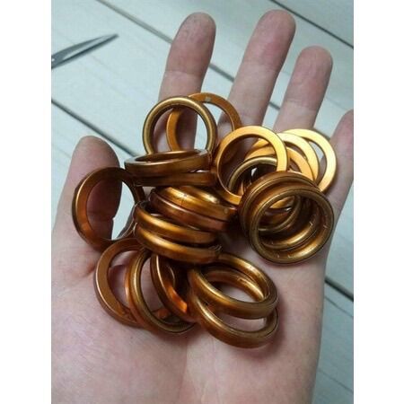 Túi 100 chiếc gioăng cổ pô bằng đồng dùng cho xe số