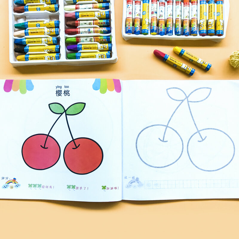 Sổ Vẽ Tranh Trẻ Em Sổ Vẽ Tranh Trẻ Em Sổ Vẽ Tranh Trẻ Em 2-3-4-5-6 Tuổi Vở Vẽ Tô Màu thumbnail