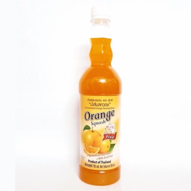 Syrup siro pixie hương cam 730ml