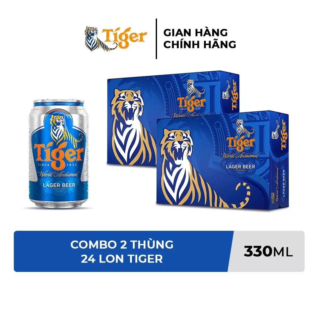 Combo 2 thùng bia Tiger