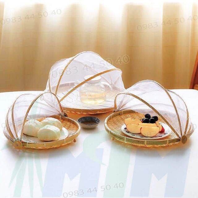 Lồng bàn mẹt tre 35cm