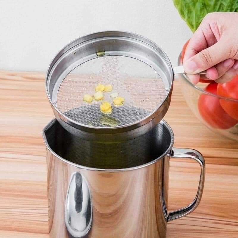 Ca lọc dầu ăn inox 304