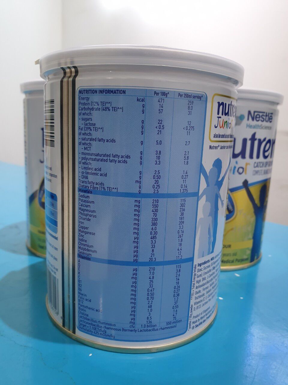 [QUÀ TẶNG KHI MUA 3 LON] SỮA BỘT NUTREN JUNIOR CỦA NESTLE LON 400G (HSD 2025)