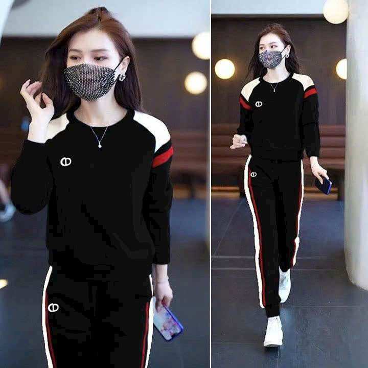 SÉT BỘ NỮ THỂ THAO THU ĐÔNG THUN COTTON CAO CẤP