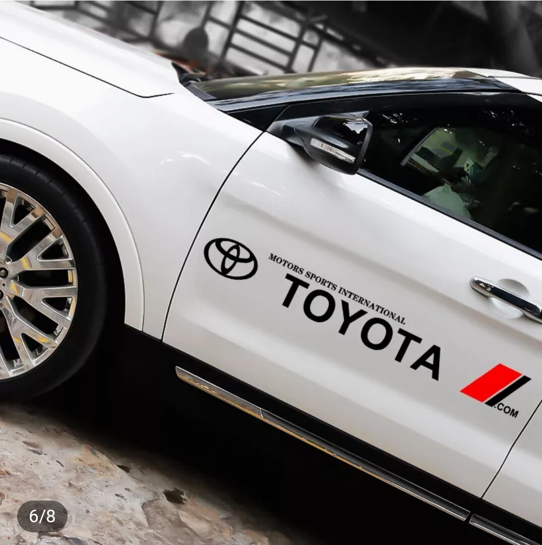 Tem dán xe hơi logo Toyota