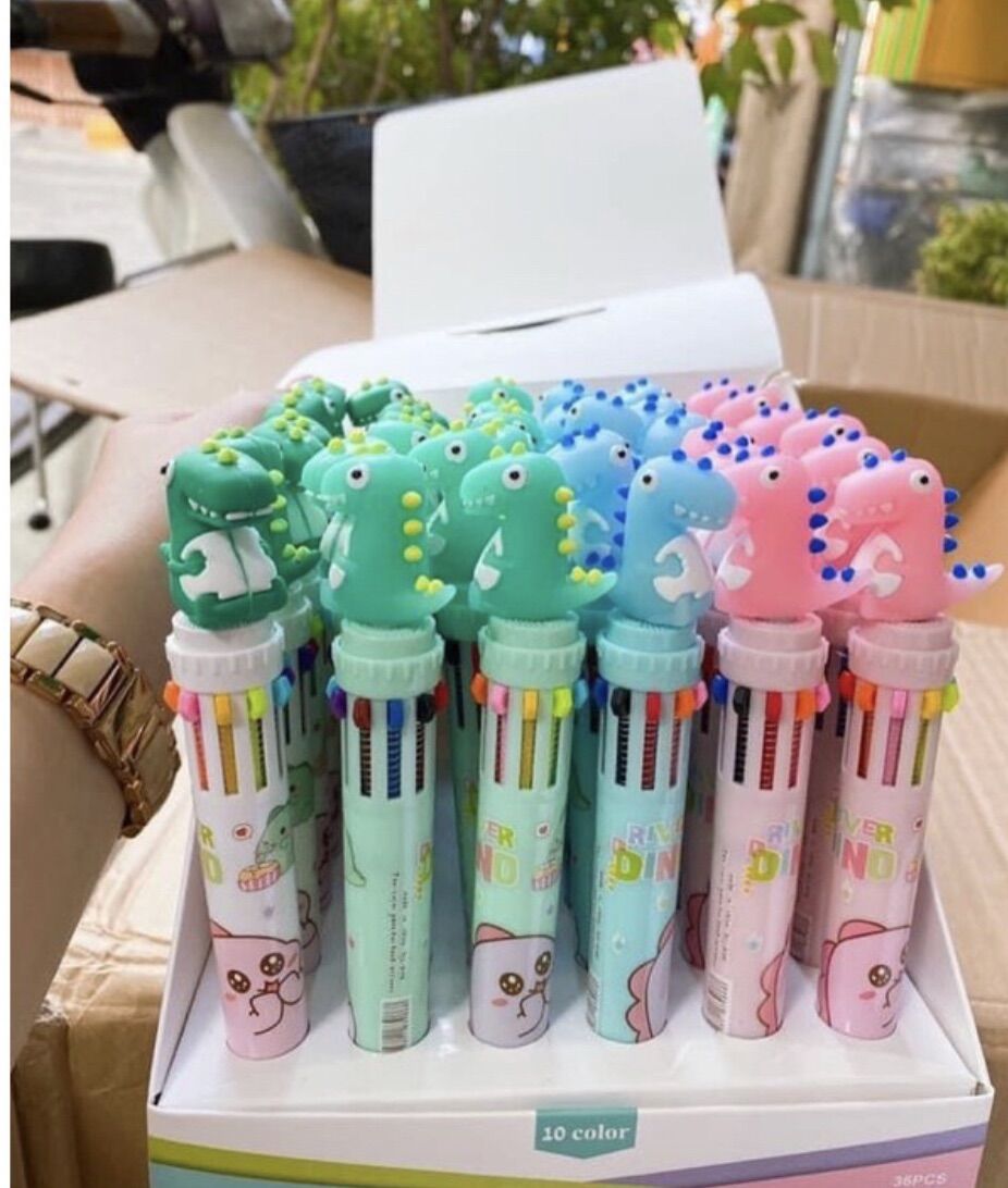 [sỉ] Lốc 36 cây bút 10 ngòi (mix nhiều mẫu)