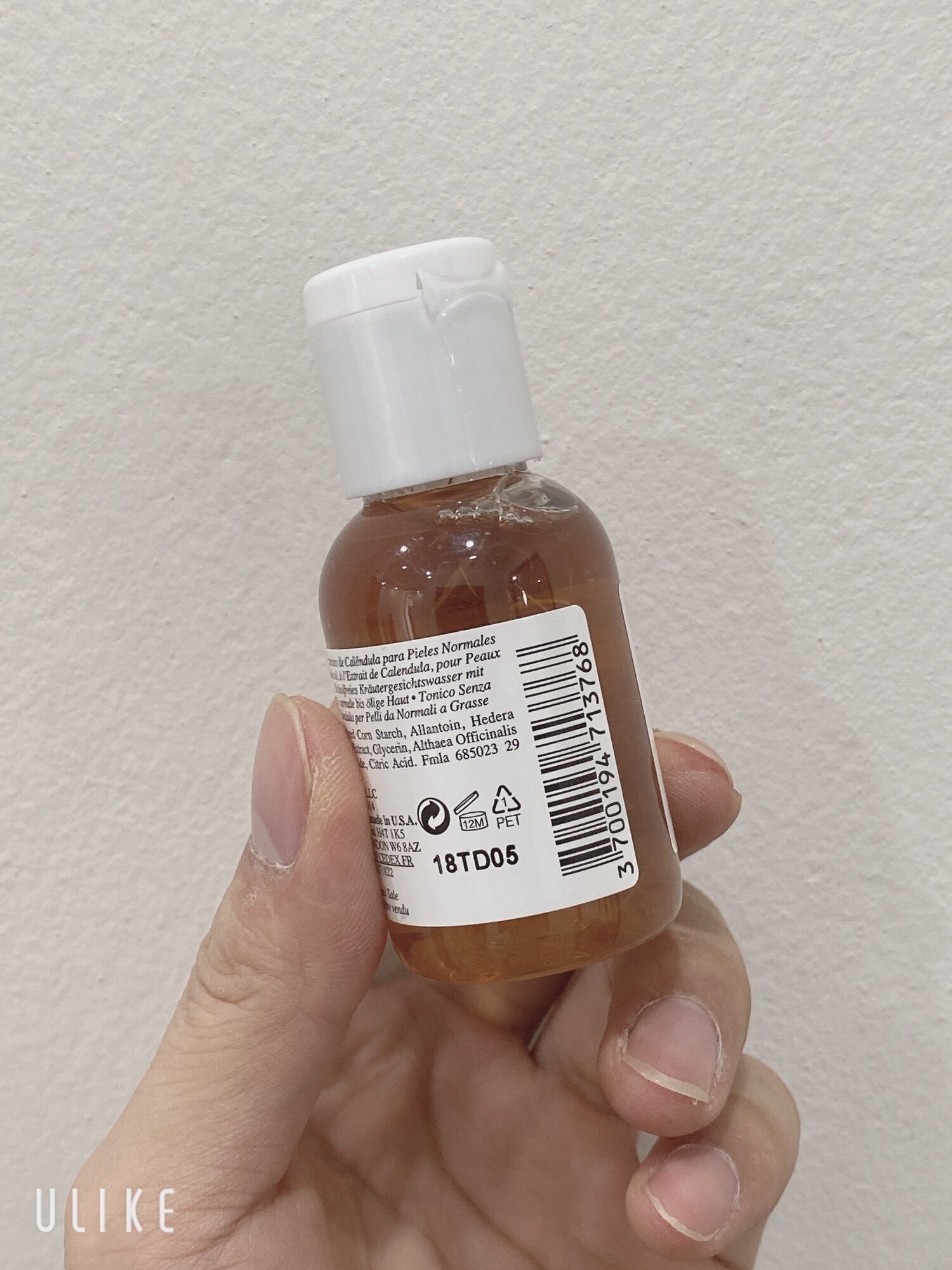 Nước hoa hồng Toner hoa cúc Calendula 40ml