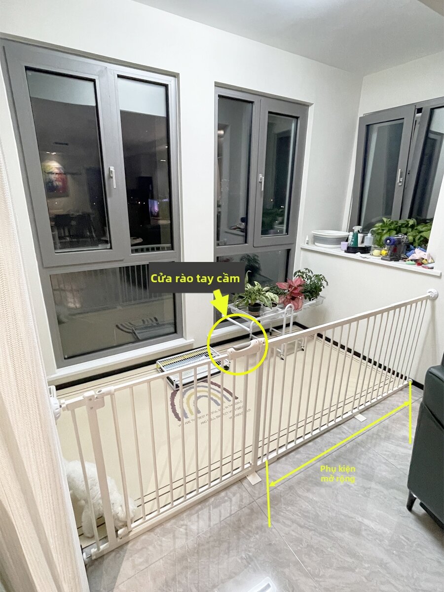 Rào Cản Cầu Thang An Toàn Cho Bé & Thú Cưng