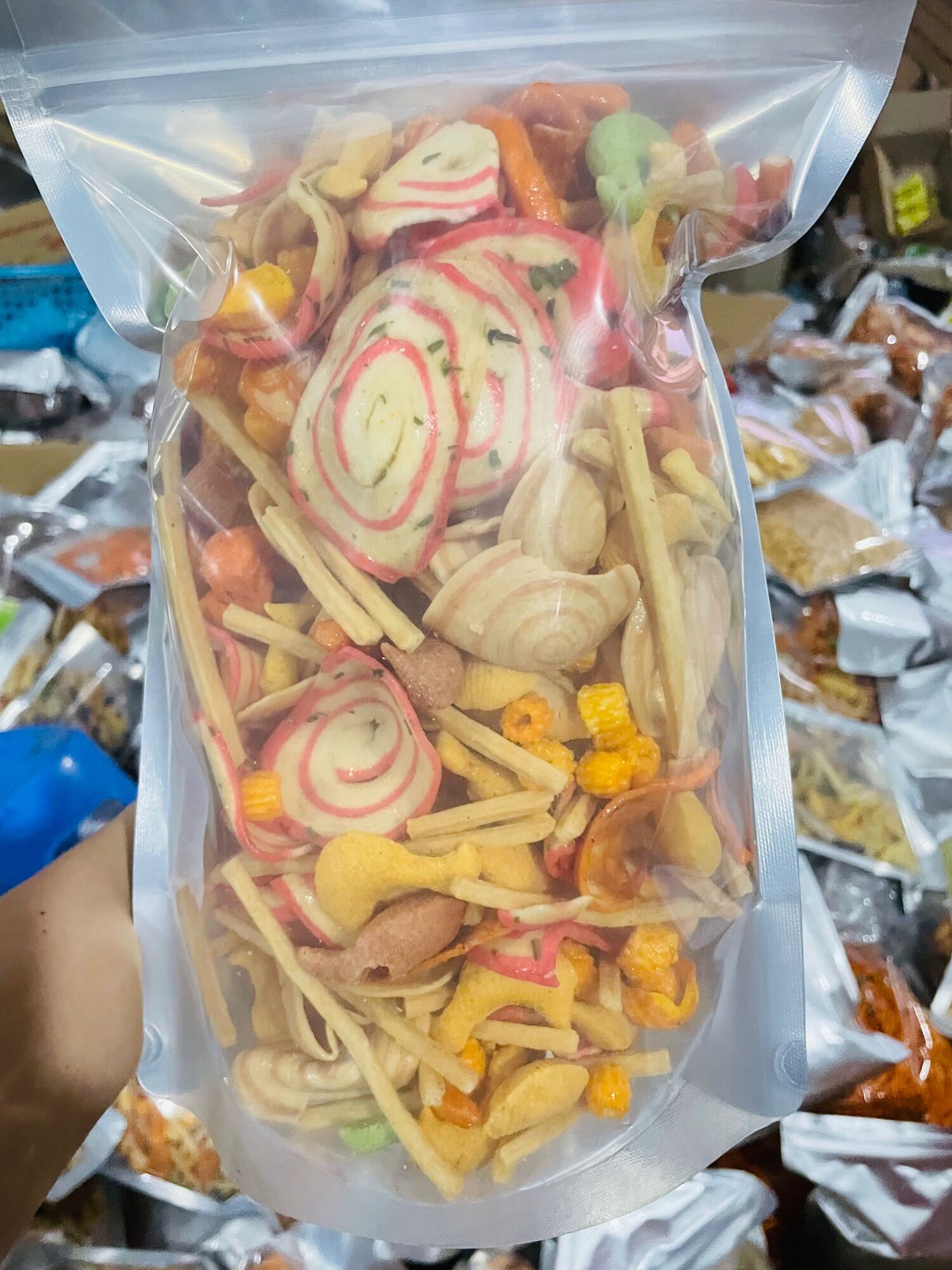 500gr Snack Tá lả mix vị thơm nfon
