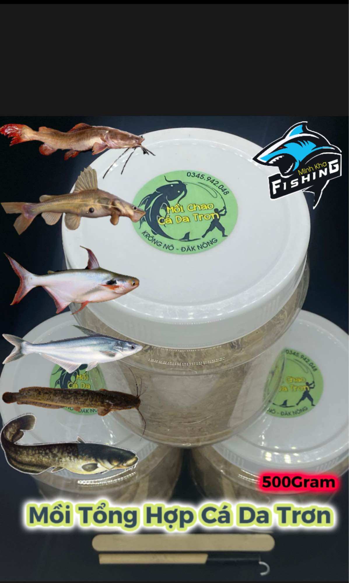 Mồi chao cá lăng cá da trơn 500g