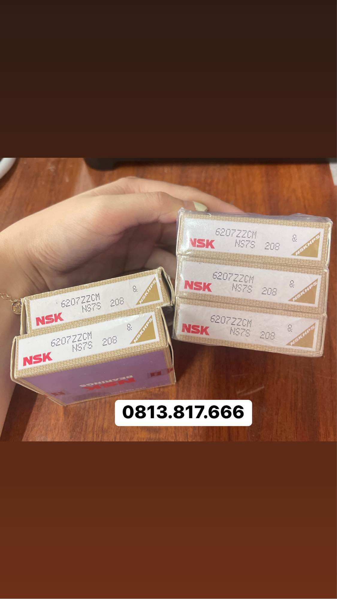 Vòng bi bạc đạn NSK 6207 zz japan