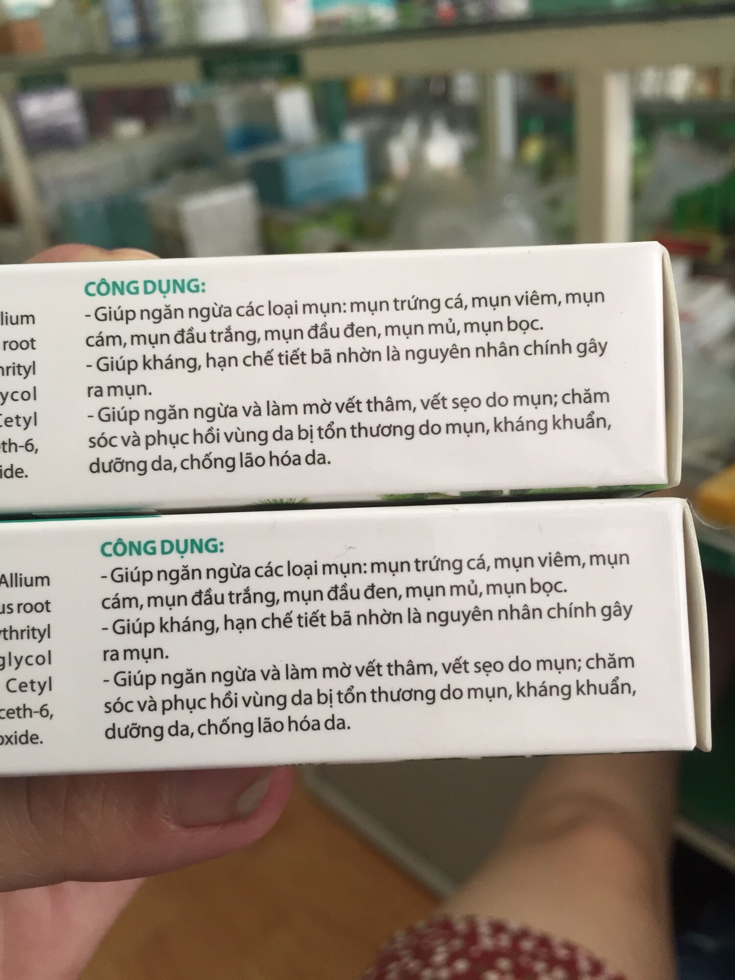 Kem ngừa mụn Esunvy