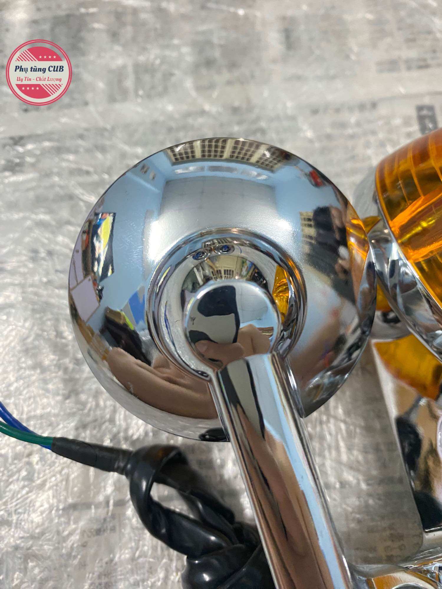 Bộ xi nhan cub 78-79-dame đế inox chụp Thái dày đẹp