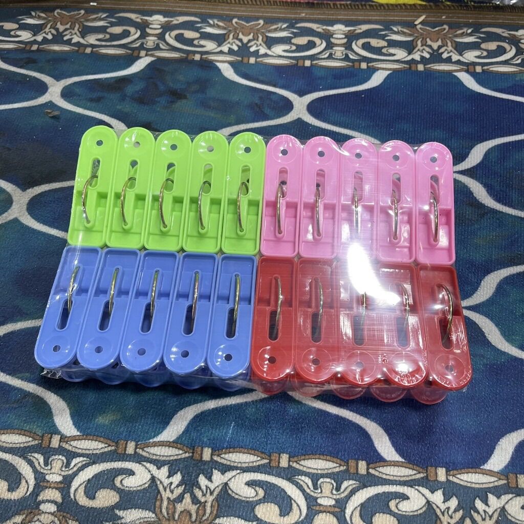 💥 Vỉ Kẹp 20 Cái, Phơi Quần Áo (2 Loại)