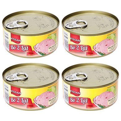 Bò 2 lát Vissan hộp 170g