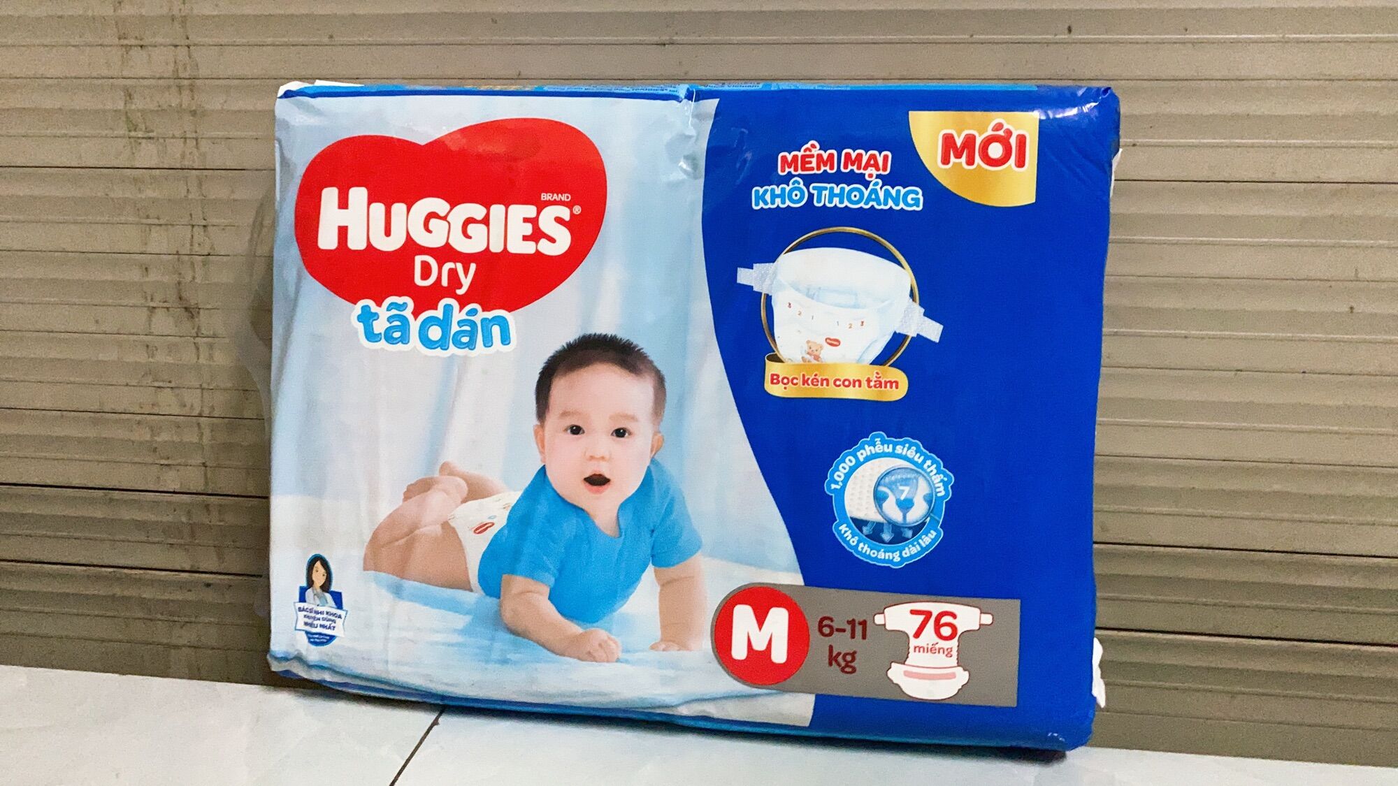 [HCM]Tả dán Huggies Size M76