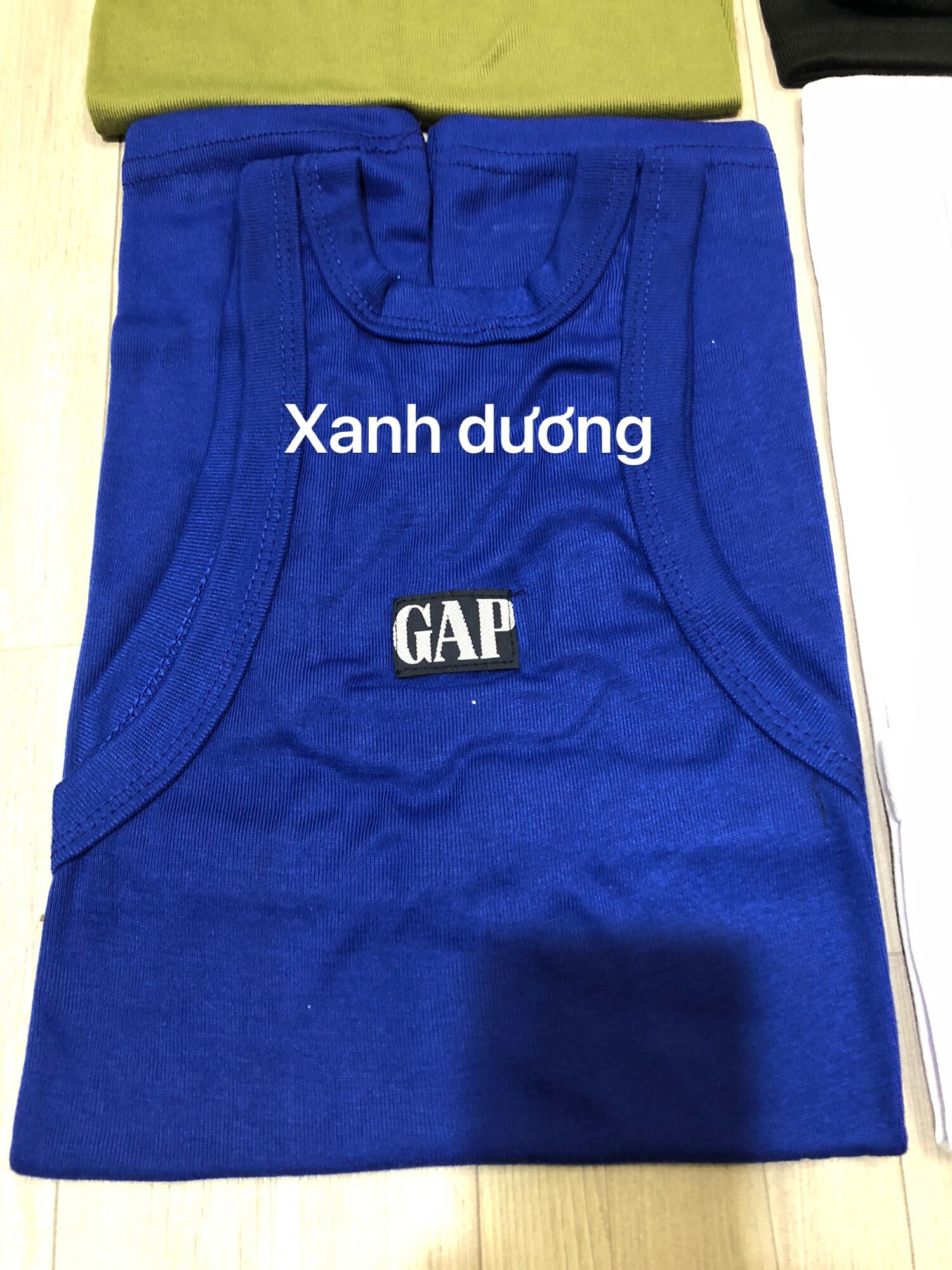 Áo thun ba lỗ màu nam hàng GAP