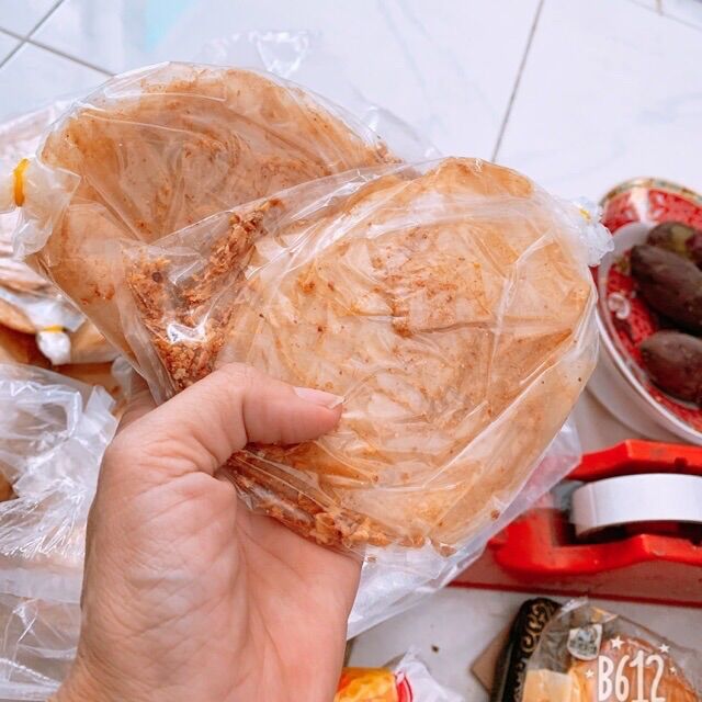 [HCM]combo 5 bịch  bánh tráng tỏi phi muối nhuyễn siêu cay