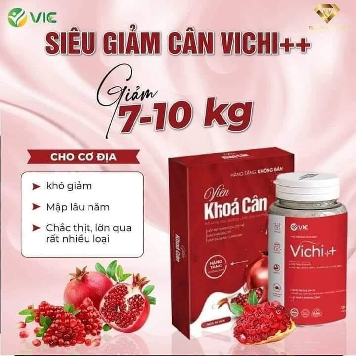 Giảm cân Vichi ++ Tặng kèm khoá cân [Giảm Cân Cấp Tốc]