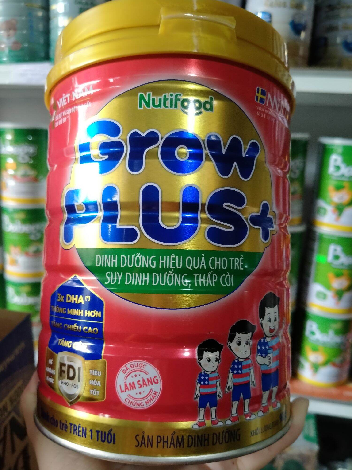 sữa Growplus NUTIFOOD cho trẻ từ trên 1 tuổi