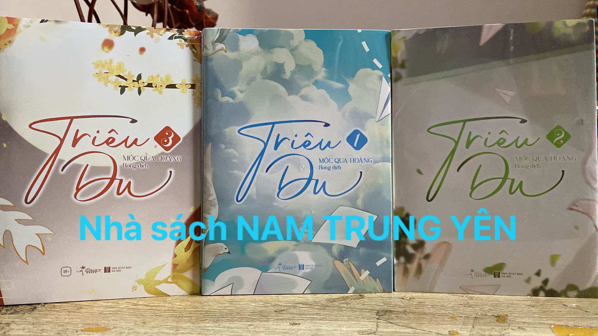 Sách tiểu thuyết - combo triêu du 3 tập - mộc qua hoàng