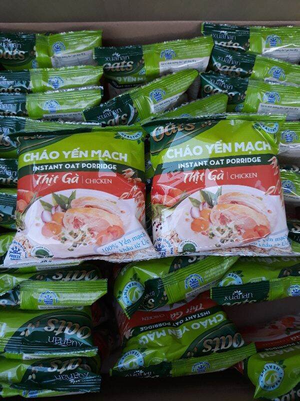 ComBo 6 GÓI CHÁO YẾN MẠCH VỊ THỊT GÀ 40g/1gói