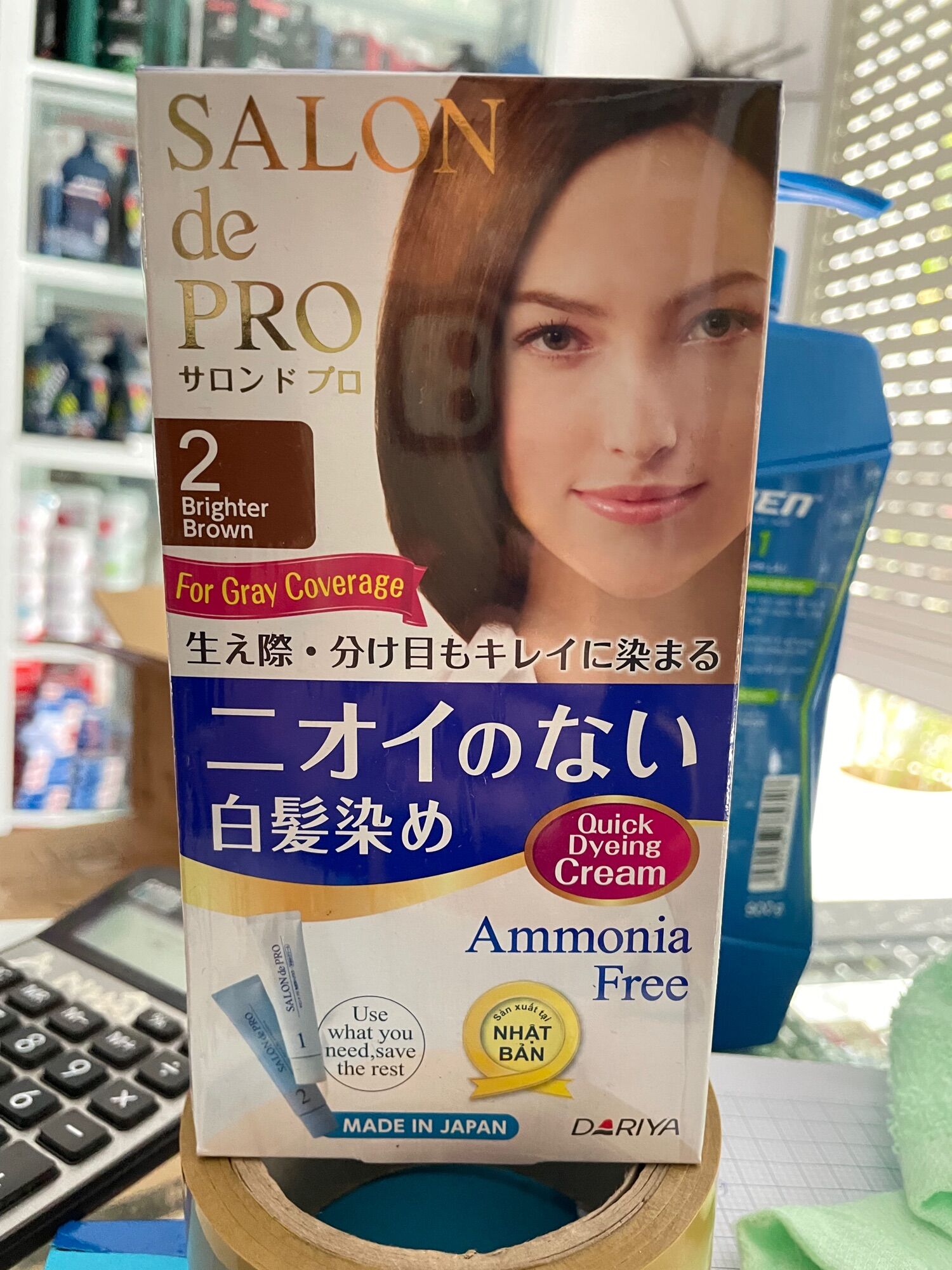 Thuốc nhuộm tóc phủ bạc cao cấp không mùi salon de pro-