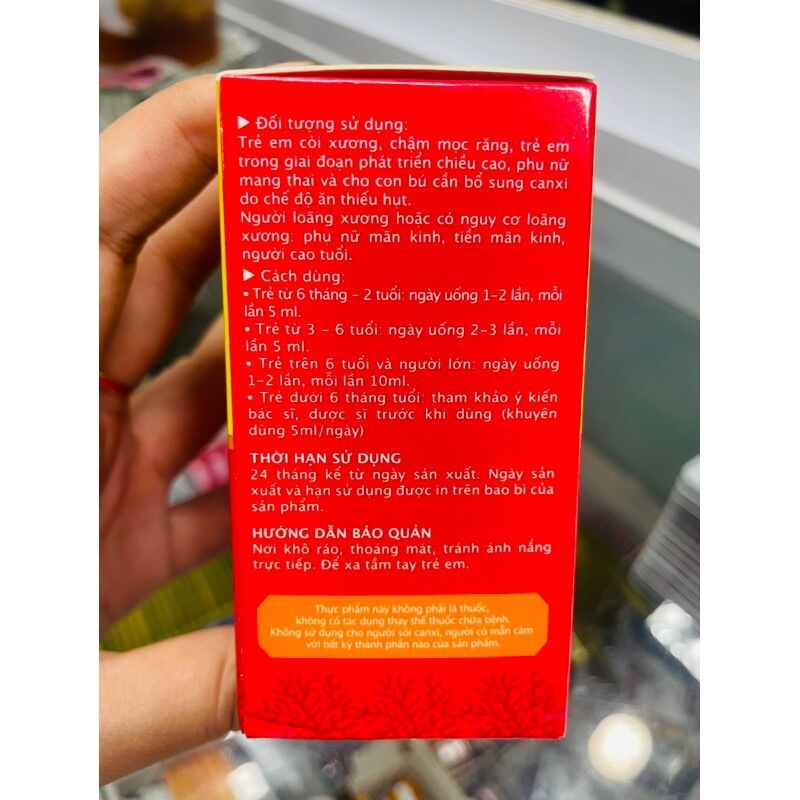 Etabone Canxi D3 cho bé - Hộp 20 gói