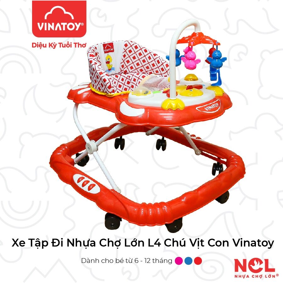 🐰Xe tập đi Con Vịt không nhạc ~~ Sản phẩm Nhựa chợ Lớn  Vinatoy