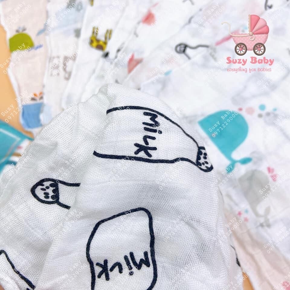 SET 10 KHĂN SỮA SỢI TRE ADEN ANAIS
