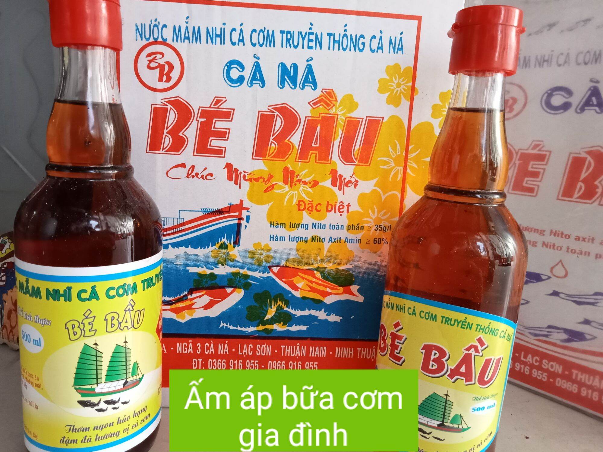 Combo 2 chai nước mắm Bé Bầu đặc biệt (chai thủy tinh 500ml)