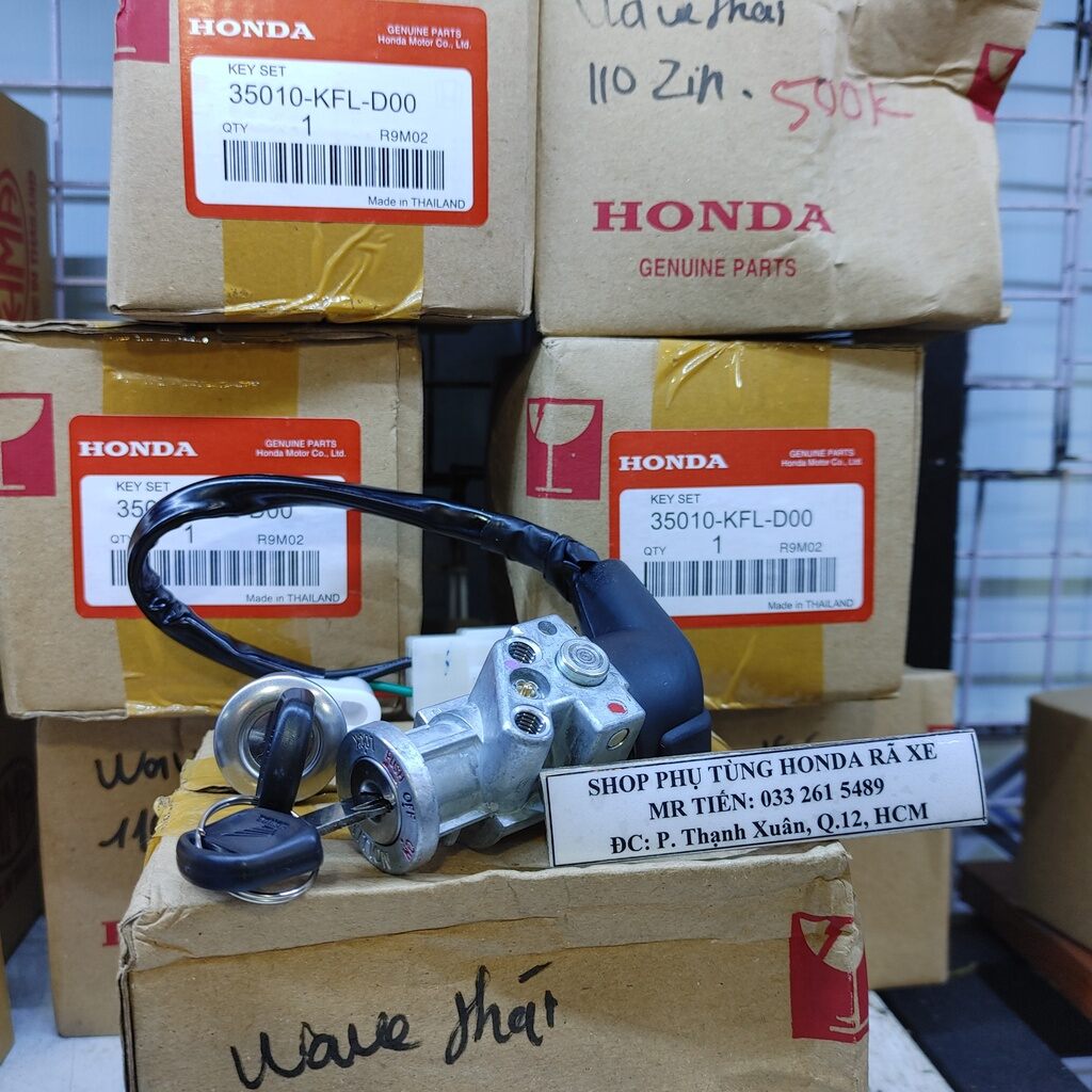 Bộ ổ khóa Wave Thái 110 hàng HDTL