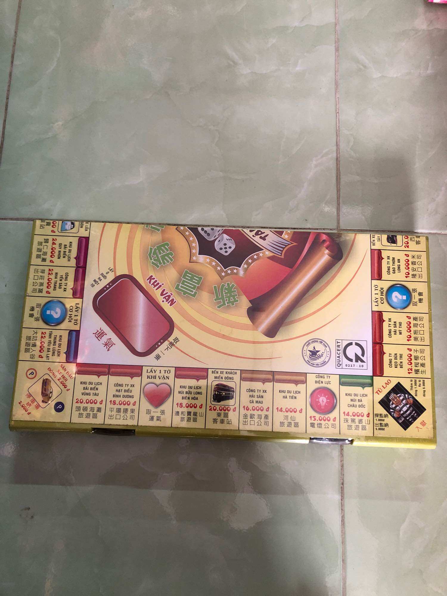 Đồ chơi CỜ TỶ PHÚ cho bé Hộp KIẾNG