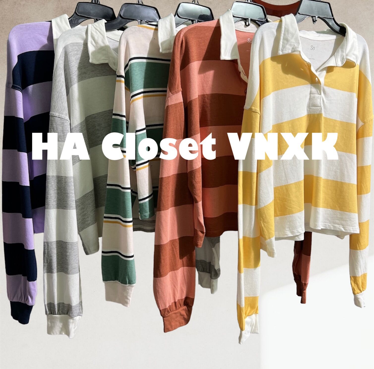 Áo Thun Crop Top Dài Tay SO Xuất Dư