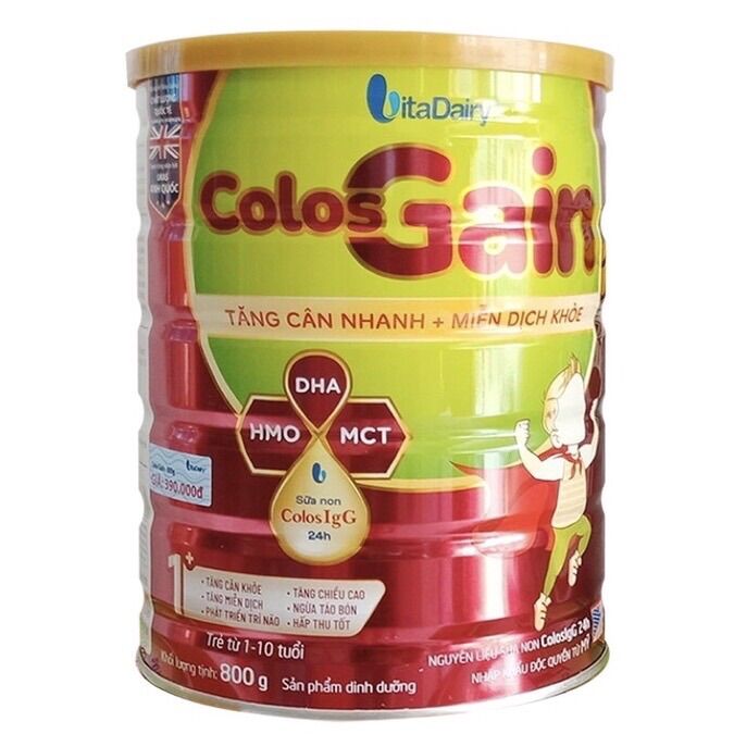 Sữa bột colosgain 1+ 800g