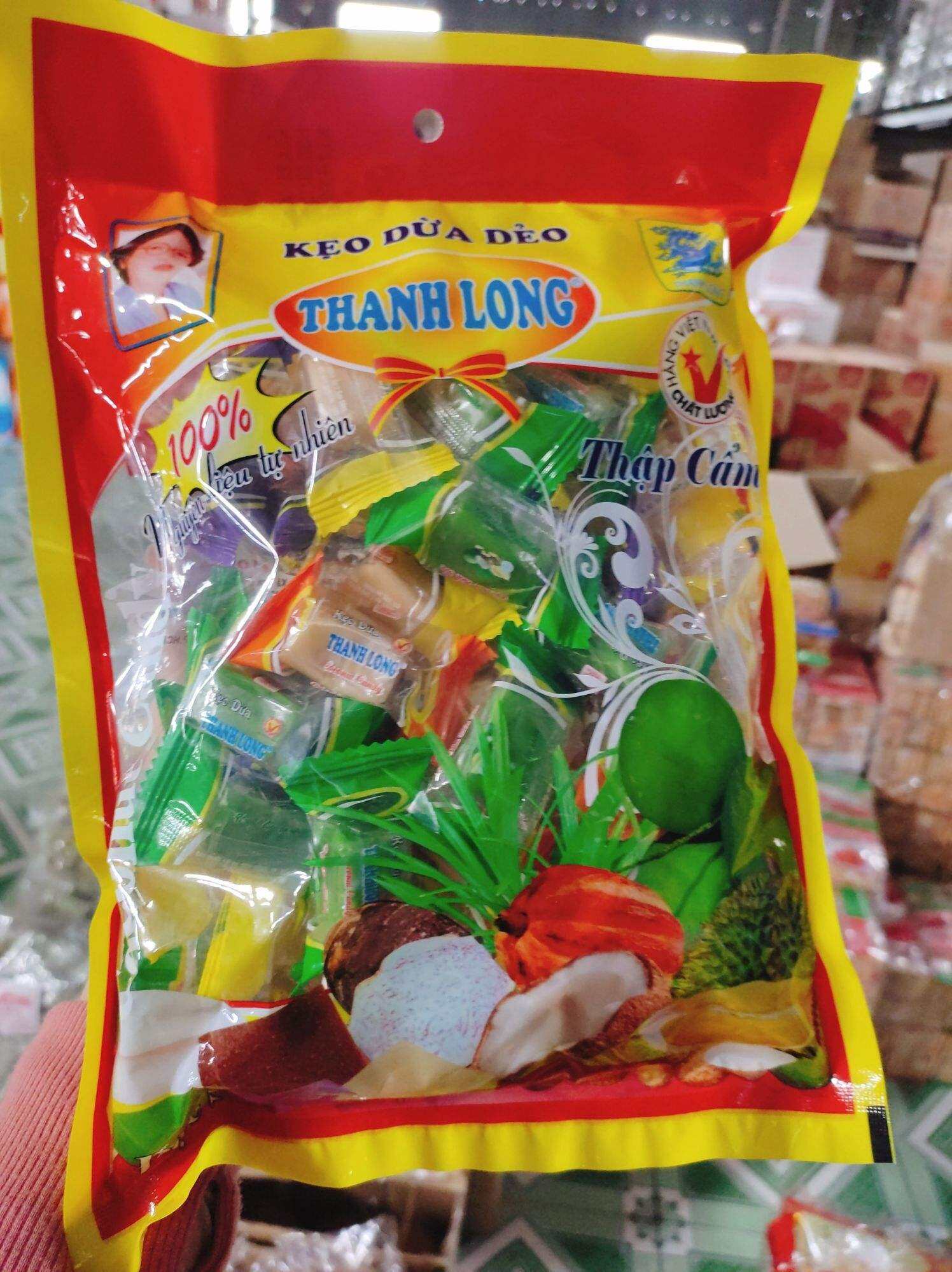Kẹo dừa dẻo thập cẩm Thanh Long 500g